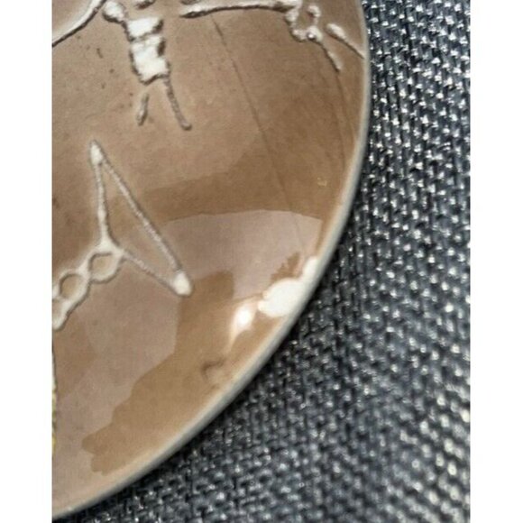 Wales Vintage Display Bar Ware Made in Japan Whimsy Cognac Picnic Scene Freeform - Picture 12 of 14